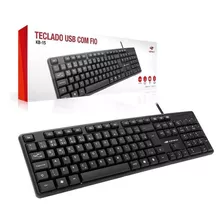 Teclado C3tech Usb Padrao Kb-15bk Preto