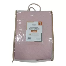 Cubrecama 1 1/2 Plaza Brescia Quilt Color Funda Rosa Viejo