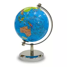 Enfeite Decorativo Globo Terrestre Grande 20,5cm Altura