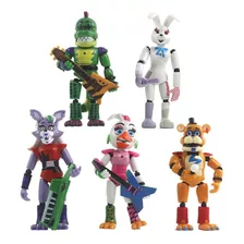 Figuras De Acción Fnaf Security Breach, 5 Unidades, Presenta