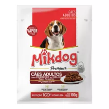 Mik Dog Sachê Cordeiro Raças Pequenas 100 G Display 18 Unida