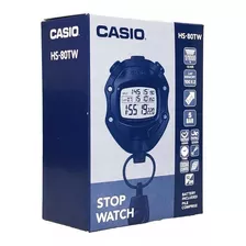 Cronometro Casio Hs-80tw Negro 100 Laps Digital