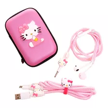 Kitty Set De Protector Para Cable Audifonos Cargador Origina