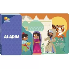 Livro Infantil Cartonado Contos Com Abas: Aladim Capa Dura 