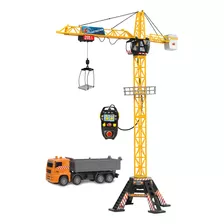 Dickie Toys Mega Crane Y Camión De 48 Y Juego