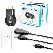 Tv Stick Anycast M2 Plus Full Hd Preto Android iPhone