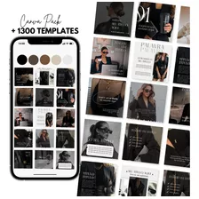 Pack Templates Sofisticados Feed Instagram Canva Design