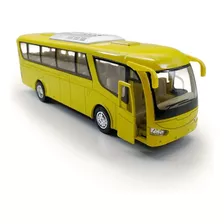 Ônibus Coach Escala 1:64 Amarelo