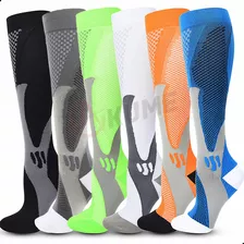 6 Pares Calcetines De Compresión Deportiva Para Hombre Mujer