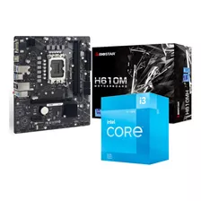 Kit Placa Mãe H610m Intel Core I3 12100f Gamer