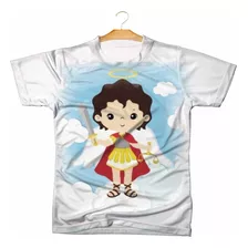 Camisa Blusa Masculino Feminino Infantil Miguel Arcanjo - 01