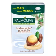 Sabão Em Barra Palmolive Naturals Nutrição Intensiva De 85 G Pacote X 8