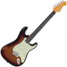 Guitarra Stratocaster Vintage V6mr Icon Sunset Sunburst