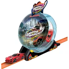 Pista Lançador De Carrinhos Super Loop Tipo Hotwheels 14 Pcs Cor Colorido