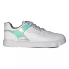 Tenis Niña/dama Blanco/blanco Casual Dominiq 1416 18-25 Gnv®