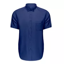 Camisa Social Masculina Manga Curta Plus Size Pronta Entrega