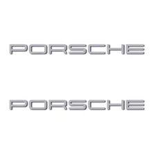 Emblema Trasero Porsche Letras P O R S C H E