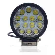 Farol De Milha 14 Leds 42w 3780l 12v/24 Caminhão Carro