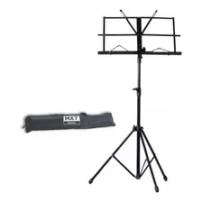 Estante Para Partitura Suporte Pedestal Dobrável + Bag Capa