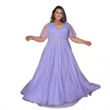 Vestido Festa Azul Marinho Plus Size Madrinha Casamento Luxo