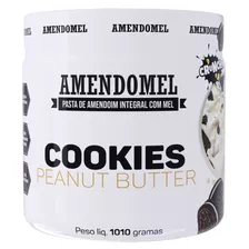 Pasta Amendomel 1010g Sabor Chocolate Branco Com Cookies