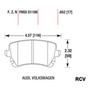 Balatas Disco  Trasera Para Audi Rs6   2005