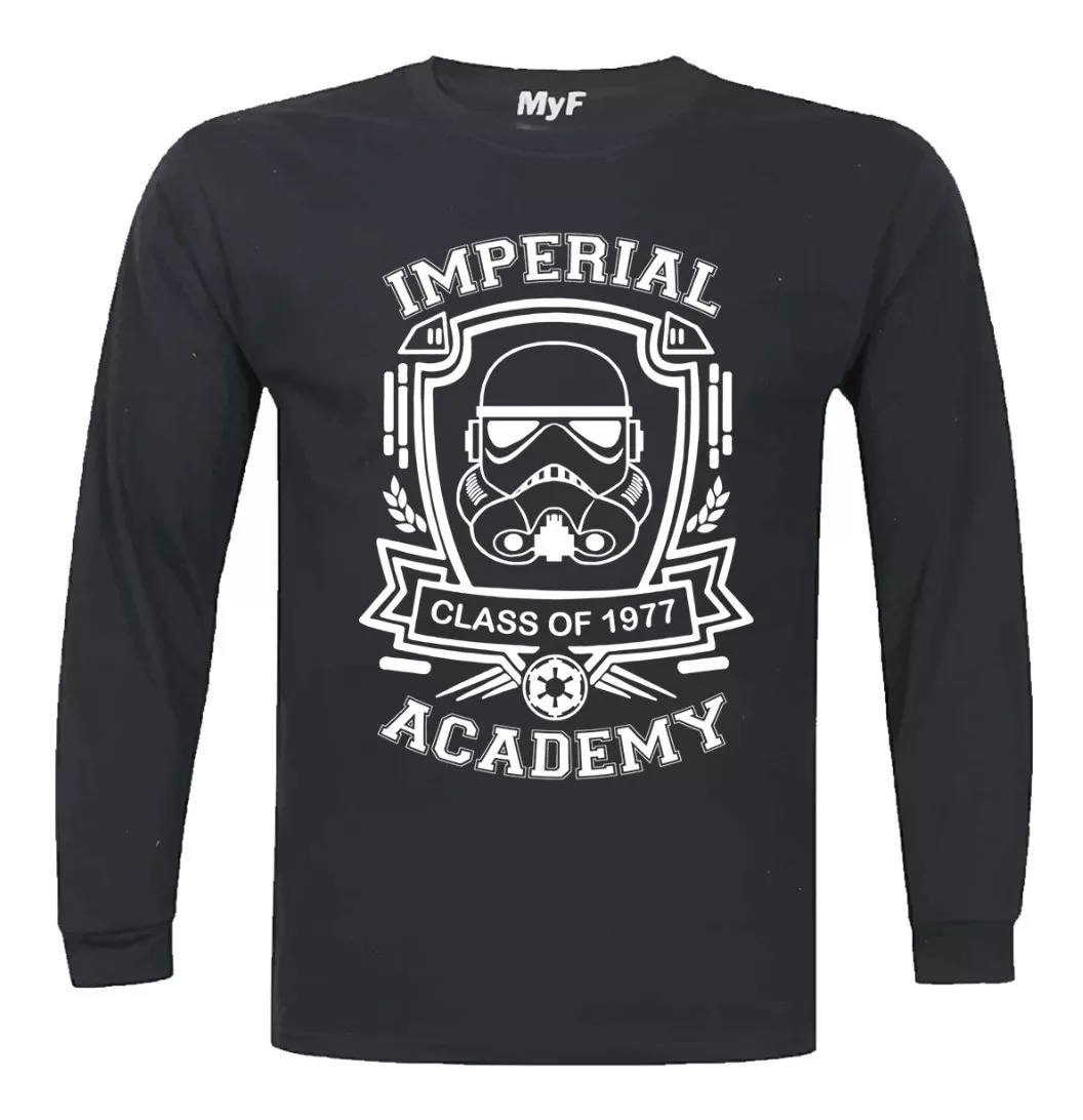 Polera Imperial Academy Star Wars 100%algodón M/larga