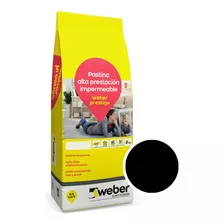 Pastina Para Porcelanato Color Negro 2kg - Weber Prestige