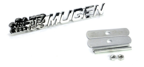 Logo Parrilla Emblema Mugen Frontal Para Honda 14.4x2.2cm Foto 3