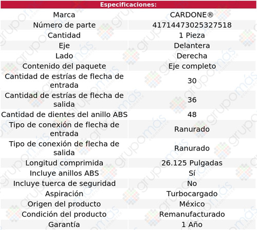 Flecha De Traccin Der Volvo S80 L6 2.9l 02 Al 05 Cardone Foto 4