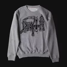 Death -sweater Death Metal Obsequio Parches Y Stickers 