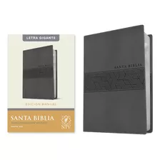 Biblia Ntv Edición Manual Gris Letra Gigante