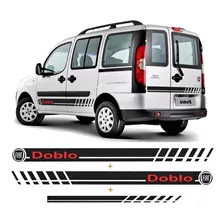 Adesivos Fiat Doblo Sport Lateral Par Ate 2019 Kit