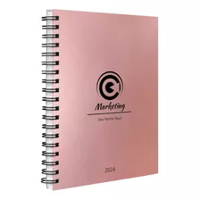 Agenda Personalizada Planner Semanal Profissões Rose Gold