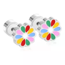 Mini Aros Abridores Flor Margarita Colores Acero Quirúrgico