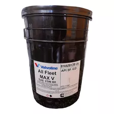 Aceite Valvoline All-fleet Sae 25w-60 20lts --roll Steel--