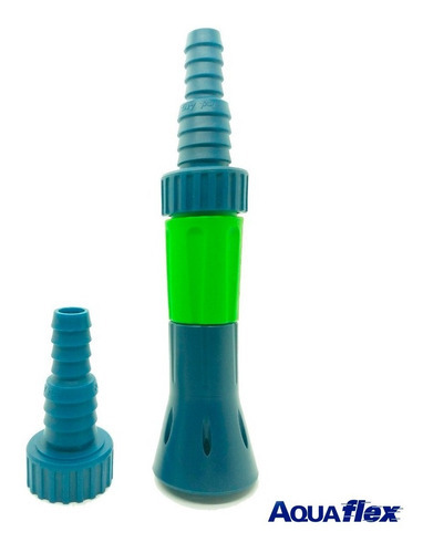Kit Básico Manguera De Riego 1/2 Y/o 3/4 Pulgada  Aquaflex Color Verde Y Azul