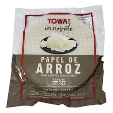 Papel De Arroz Para Rolinho Primavera Tailandês Redondo Towa