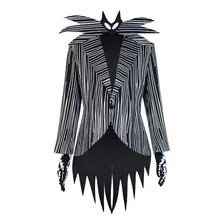 Fantasia Jack Skellington Cosplay Profissional Pronta Entreg