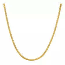 Cadena Serpiente 50cm Covergold Enchapes 18k Color Oro 