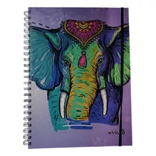 Cuaderno T/ Dura A4 Nivel 10 Elefante 120 Hojas Cuadriculada