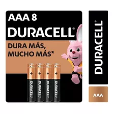 Pilas Alcalinas Duracell Aaa Blister X8 Unidades