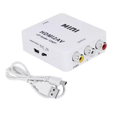 Adaptador Conversor Convertidor Hdmi A Rca Pal / Ntsc 1080p