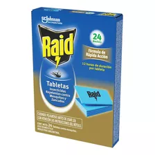 Raid Pastillas Tabletas Anti Mosquitos Doble Acción X 24 Uni