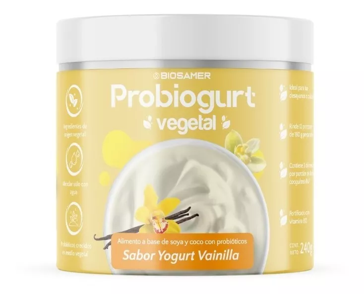 Yogurt Vegetal Con Probióticos Sabor Vainilla Probiogurt