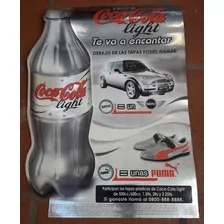 Coca Cola Light Poster Promocion Mini Cooper Puma