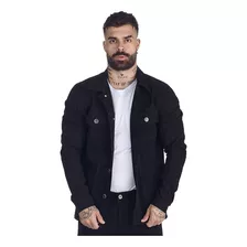 Blusa Jeans Masculina Preta Black Premium Casaco