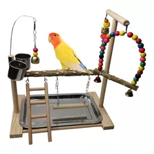 Tfwadmx Bird Playground Parrots Play Stand Birdcage Play Sta