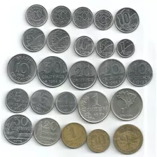 1 Cruzeiro 1945 1972 1975 1980 + 1000 Réis 1922 + 20 Moedas