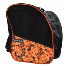 Bolso Tipo Mochila Para Patines Naranjo